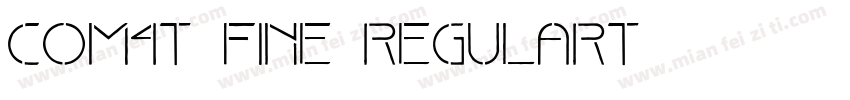 COM4t-Fine-Regulart字体转换