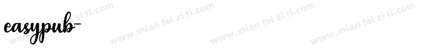 easypub字体转换