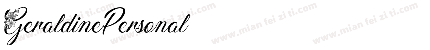 GeraldinePersonal字体转换
