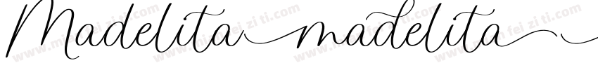 Madelita字体字体转换