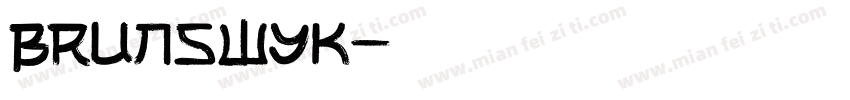 Brunswyk字体转换