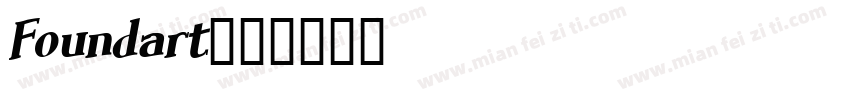 Foundart字体转换