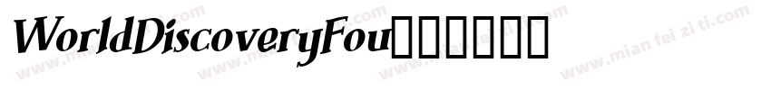 WorldDiscoveryFou字体转换