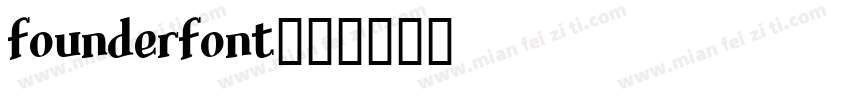 founderfont字体转换