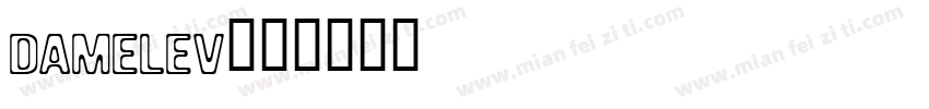 DAMELEV字体转换