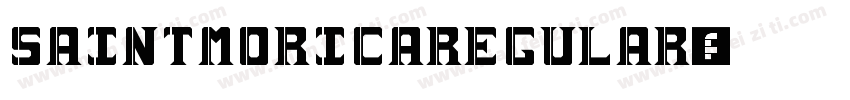 saintmoricaregular字体转换