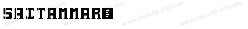 saitammar字体转换