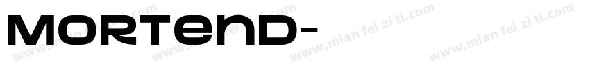 Mortend字体转换