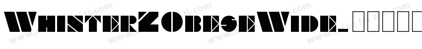 Whinter2ObeseWide字体转换