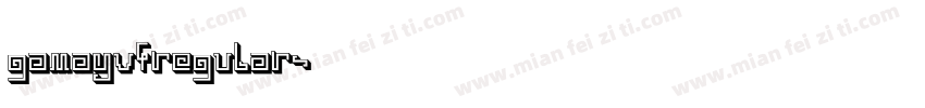 gamayvfregular字体转换