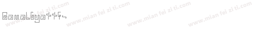 Gamaliyattf字体转换