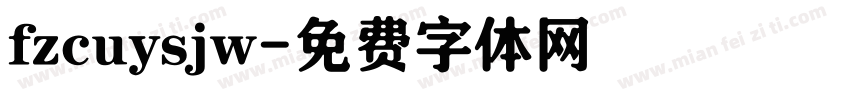 fzcuysjw字体转换