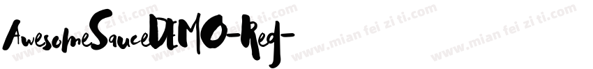 AwesomeSauceDEMO-Reg字体转换