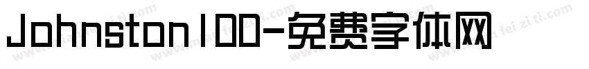 Johnston100字体转换