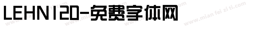 LEHN120字体转换
