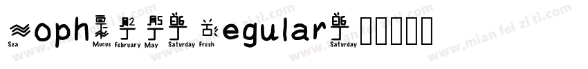 JophW03-Regular字体转换