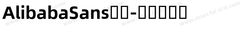 AlibabaSans字体字体转换