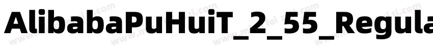AlibabaPuHuiT_2_55_Regular字体转换