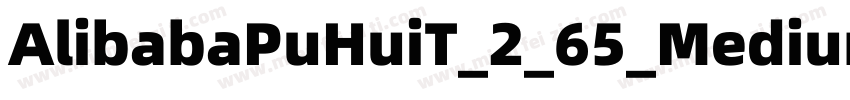 AlibabaPuHuiT_2_65_Medium字体转换