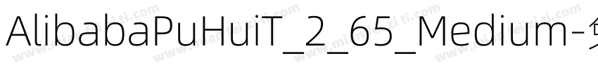 AlibabaPuHuiT_2_65_Medium字体转换