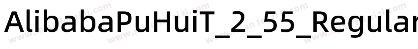 AlibabaPuHuiT_2_55_Regular字体转换