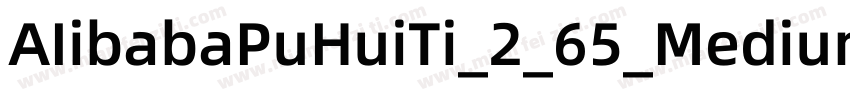 AIibabaPuHuiTi_2_65_Medium字体转换