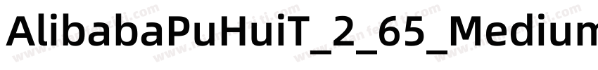 AlibabaPuHuiT_2_65_Medium字体转换