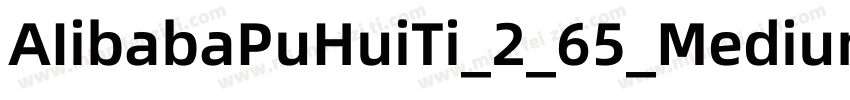 AIibabaPuHuiTi_2_65_Medium字体转换