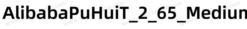 AlibabaPuHuiT_2_65_Medium字体转换