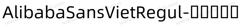 AlibabaSansVietRegul字体转换