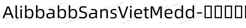 AlibbabbSansVietMedd字体转换