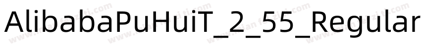 AlibabaPuHuiT_2_55_Regular字体转换