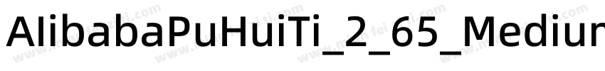 AIibabaPuHuiTi_2_65_Medium字体转换