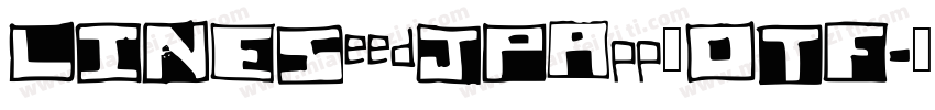 LINESeedJPApp_OTF字体转换
