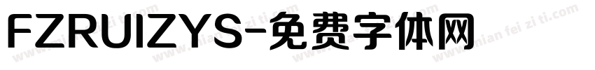 FZRUIZYS字体转换
