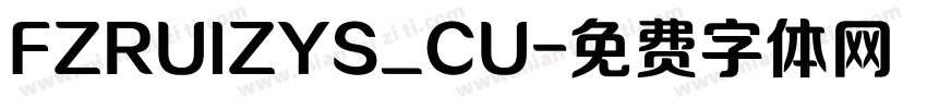 FZRUIZYS_CU字体转换