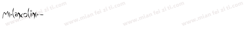 Melancoline字体转换