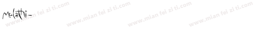 Melathi字体转换