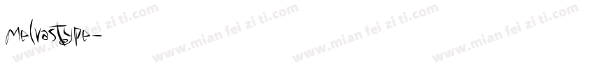 Melvastype字体转换
