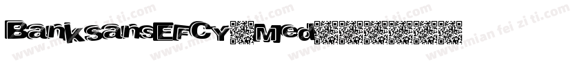 BankSansEFCY-Med字体转换