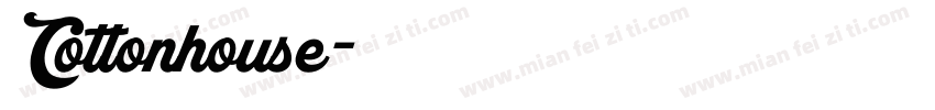 Cottonhouse字体转换