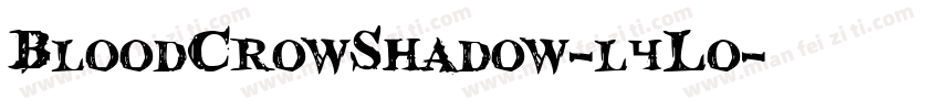 BloodCrowShadow-l4L0字体转换