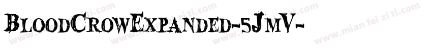 BloodCrowExpanded-5JmV字体转换