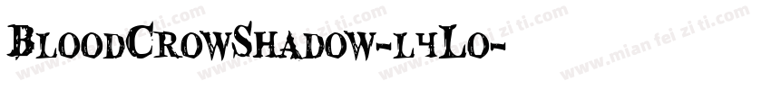 BloodCrowShadow-l4L0字体转换