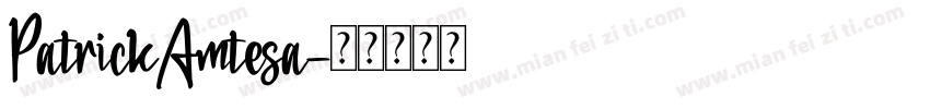 PatrickAmtesa字体转换