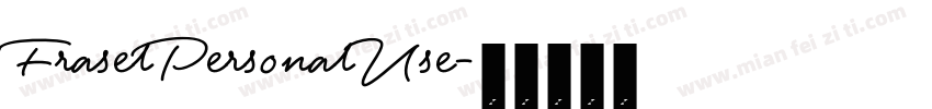 FraselPersonalUse字体转换