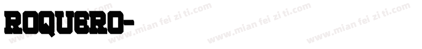 ROQUERO字体转换