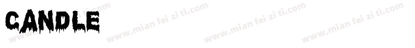 candle字体转换