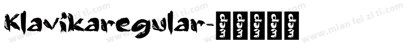 Klavikaregular字体转换