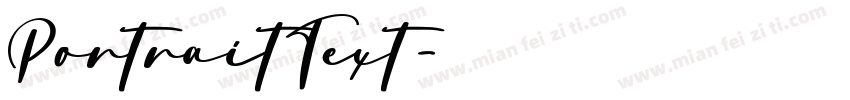 PortraitText字体转换